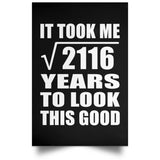 46th Birthday Took Square Root of 2116 Years To Look Good - Poster Portrait