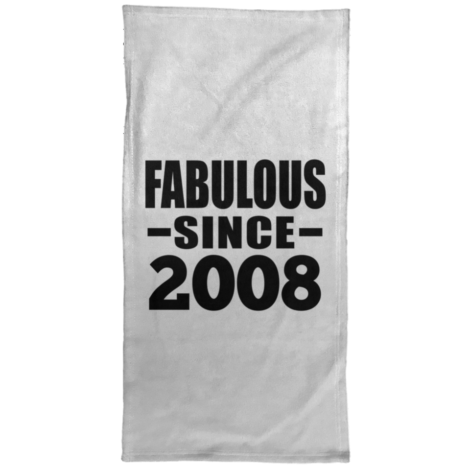 16th Birthday Fabulous Since 2008 - Hand Towel