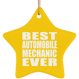 Best Automobile Mechanic Ever - Star Ornament