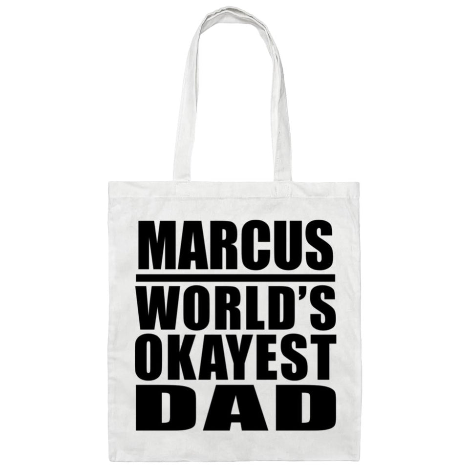 Marcus World's Okayest Dad - Tote Bag White