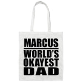 Marcus World's Okayest Dad - Tote Bag White