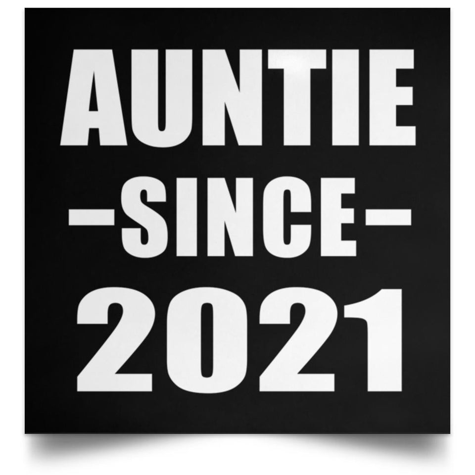 Auntie Since 2021 - Poster Square