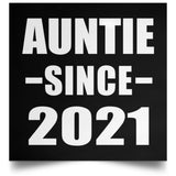 Auntie Since 2021 - Poster Square