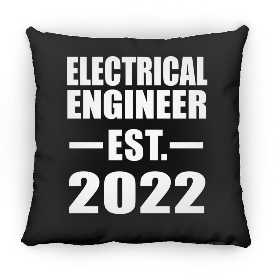 Electrical Engineer Established EST. 2022 - Throw Pillow Black