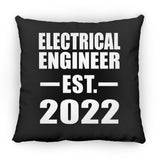 Electrical Engineer Established EST. 2022 - Throw Pillow Black