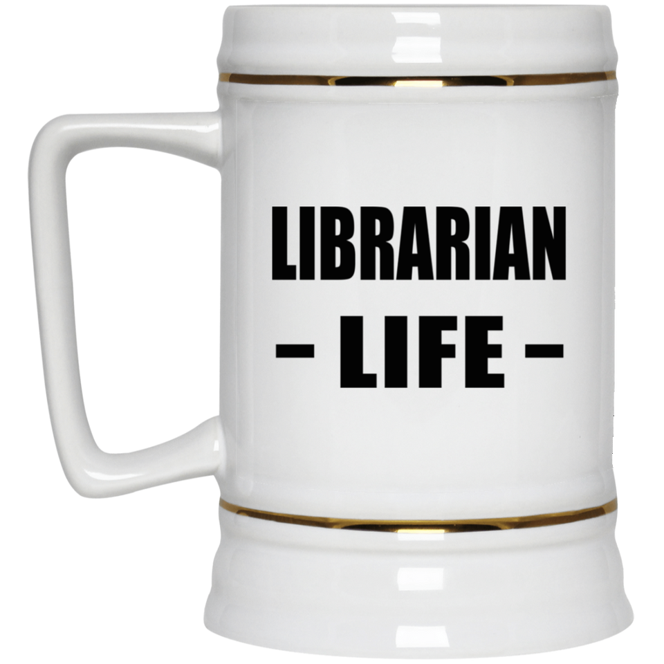 Librarian Life - Beer Stein