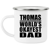 Thomas World's Okayest Dad - 12oz Camping Mug