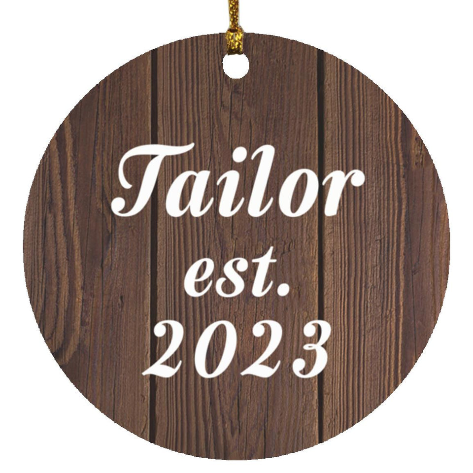 Tailor Established Est. 2023 - Circle Ornament D
