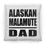 Alaskan Malamute Dad - Throw Pillow