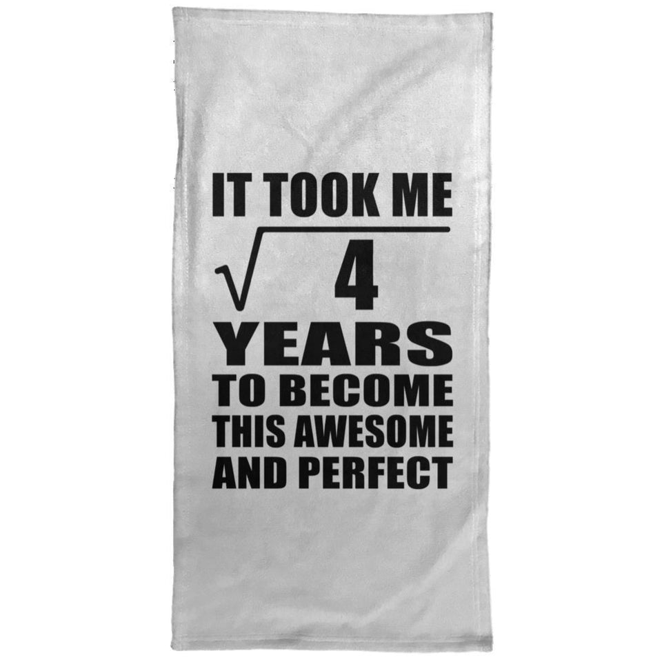 2nd Birthday Took Square Root of 4 Years To Awesome - Hand Towel