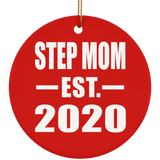 Step Mom Established EST. 2020 - Circle Ornament
