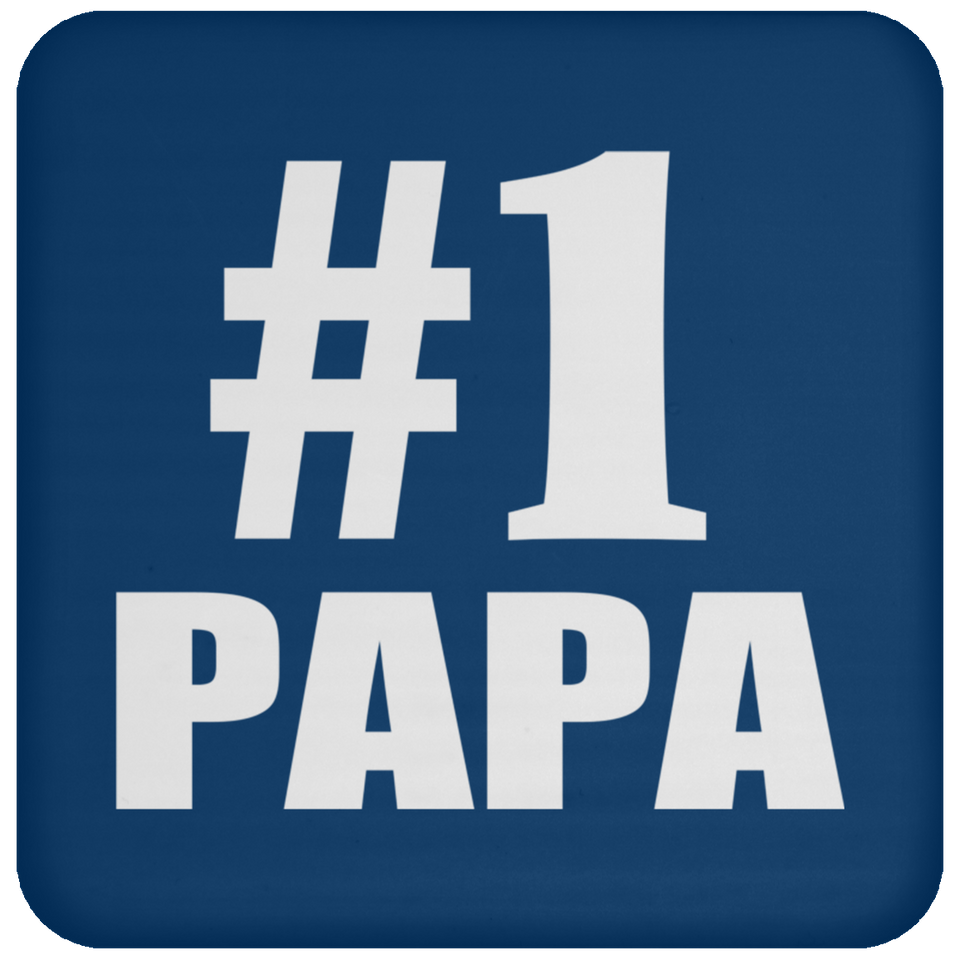 Number One #1 Papa (Grandpa) - Drink Coaster
