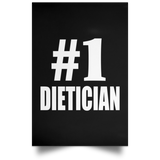 Number One #1 Dietician - Poster Portrait