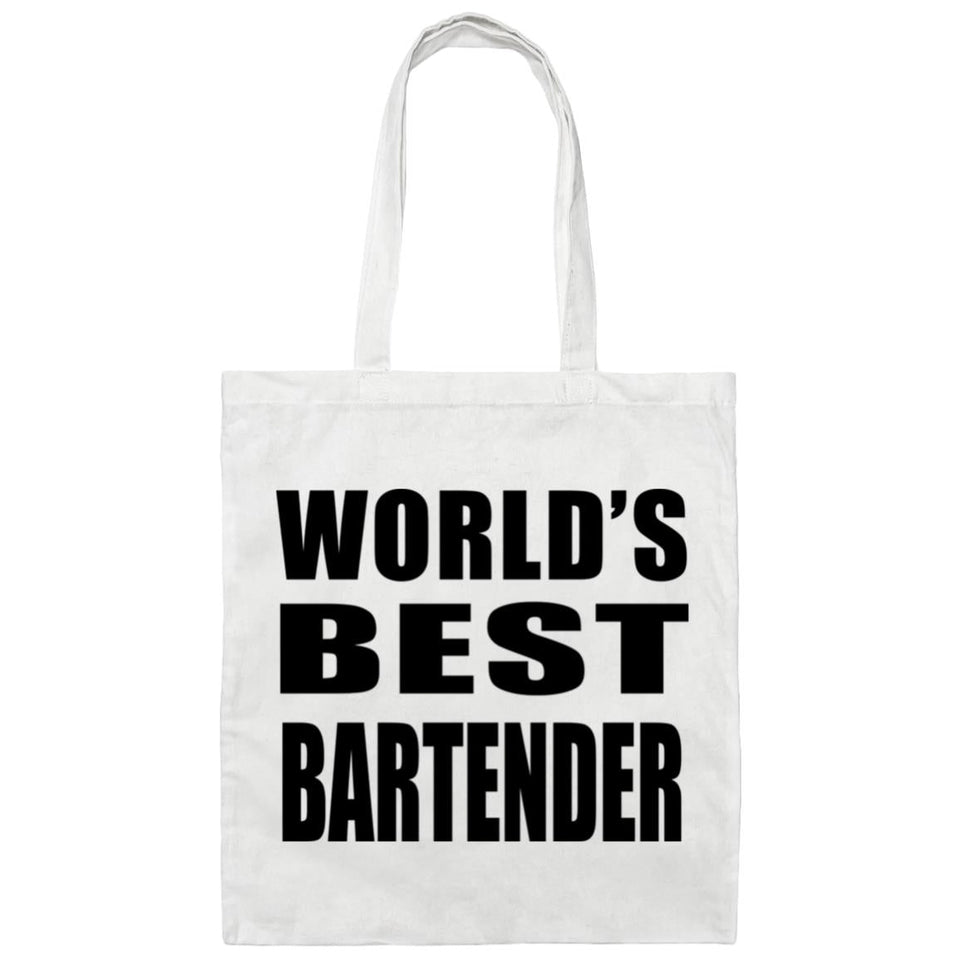 World's Best Bartender - Tote Bag White
