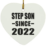Step Son Since 2022 - Heart Ornament