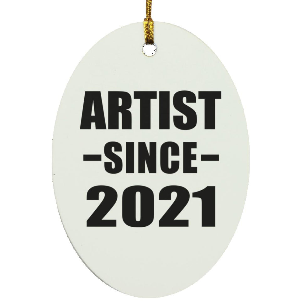 Artist Since 2021 - Oval Ornament