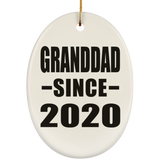 Granddad Since 2020 - Oval Ornament