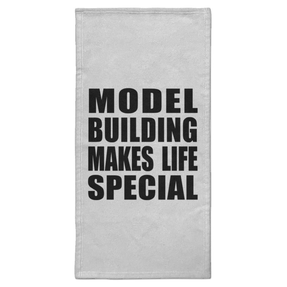 Model Building Makes Life Special - Hand Towel