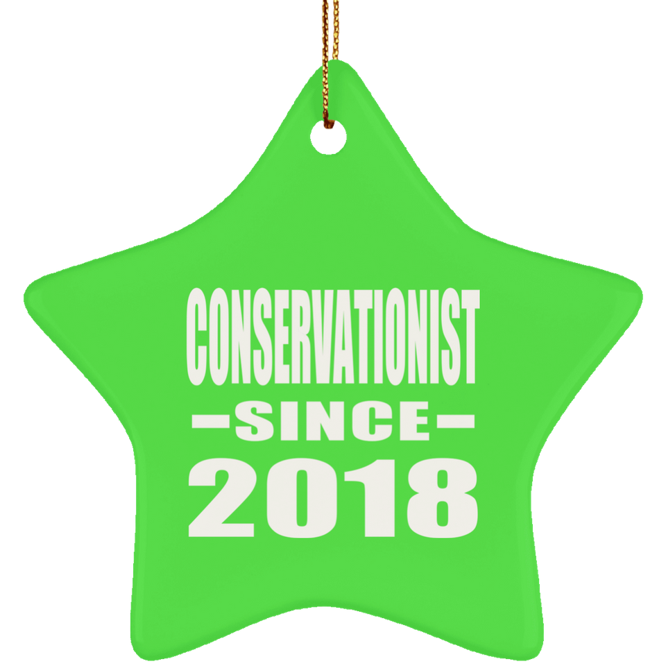 Conservationist Since 2018 - Star Ornament