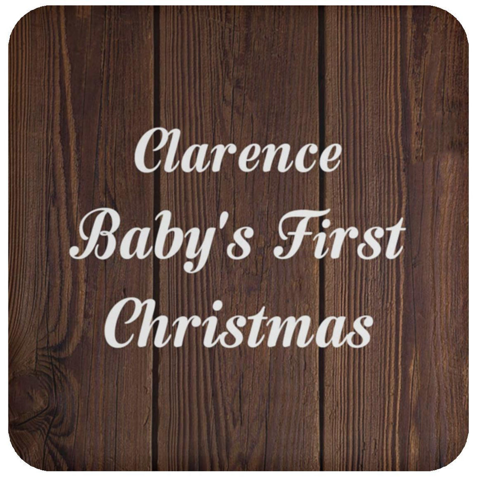 Clarence Baby's First Christmas - Drink Coaster D