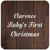 Clarence Baby's First Christmas - Drink Coaster D