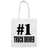 Number One #1 Truck Driver - Tote Bag White