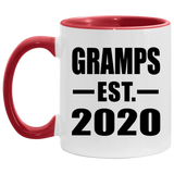 Gramps Established EST. 2020 - 11oz Accent Mug Red