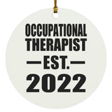 Occupational Therapist Established EST. 2022 - Circle Ornament