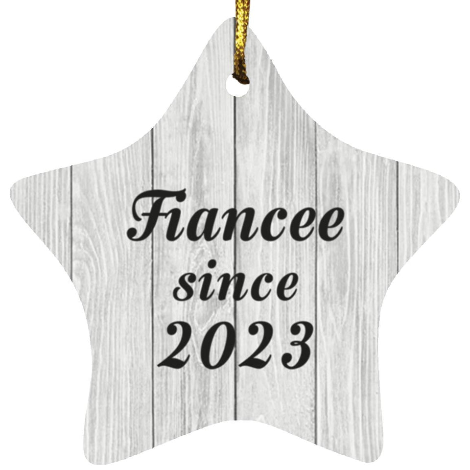 Fiancee Since 2023 - Star Ornament F