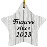 Fiancee Since 2023 - Star Ornament F