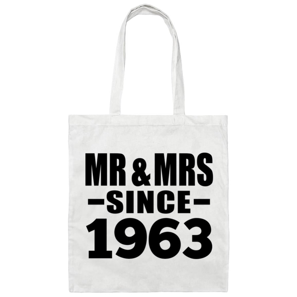 61st Anniversary Mr & Mrs Since 1963 - Tote Bag White