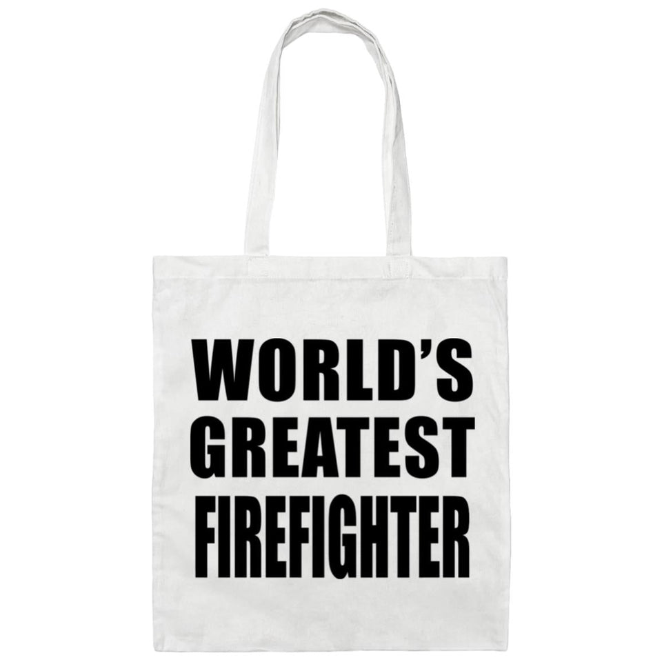 World's Greatest Firefighter - Tote Bag White