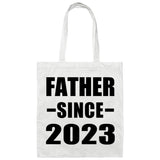 Father Since 2023 - Tote Bag White