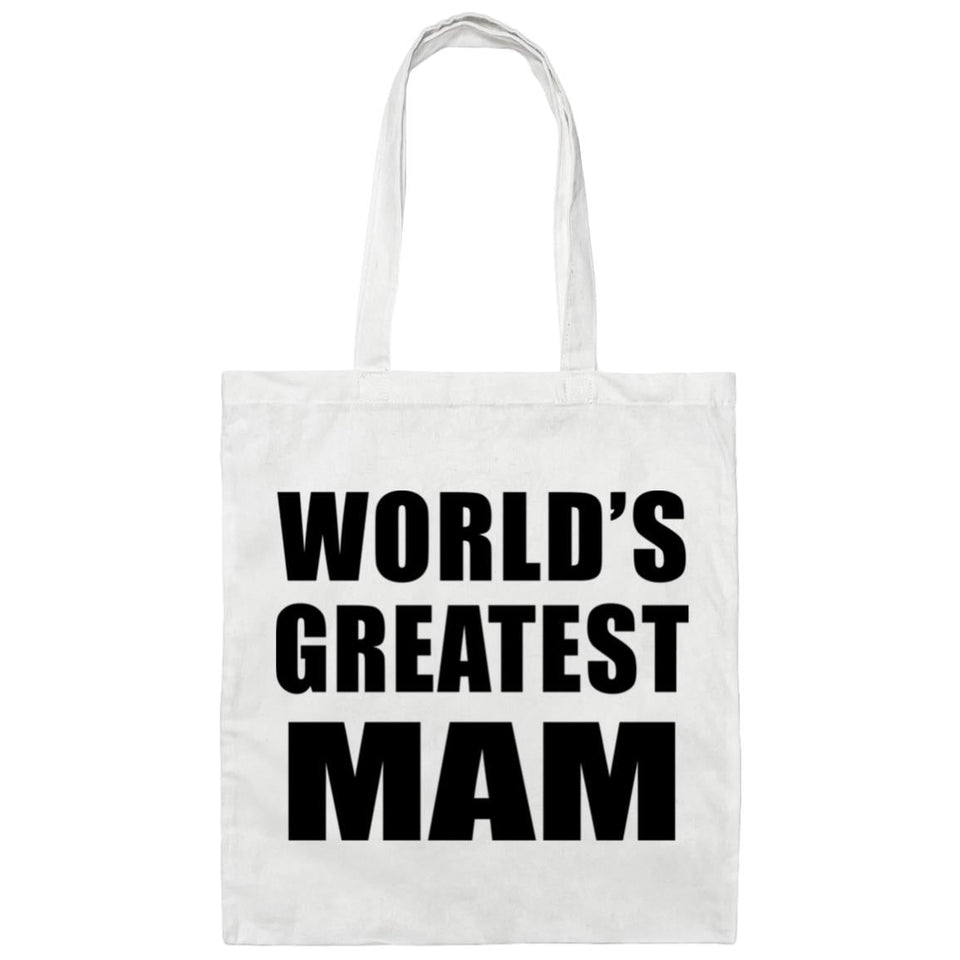World's Greatest Mam - Tote Bag White
