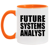 Future Systems Analyst - 11oz Accent Mug Orange