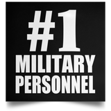 Number One #1 Military Personnel - Poster Square