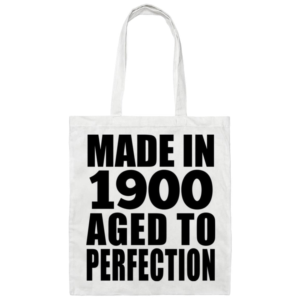 124th Birthday Made In 1900 Aged To Perfection - Tote Bag White