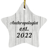 Anthropologist Established Est. 2022 - Star Ornament F