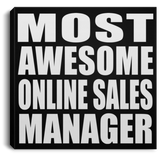 Most Awesome Online Sales Manager - Canvas Square