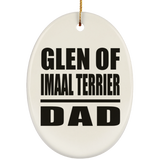 Glen Of Imaal Terrier Dad - Oval Ornament