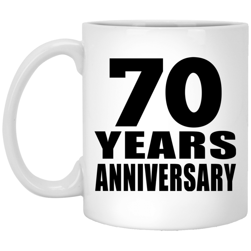 70th Anniversary 70 Years - 11 Oz Coffee Mug
