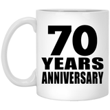 70th Anniversary 70 Years - 11 Oz Coffee Mug