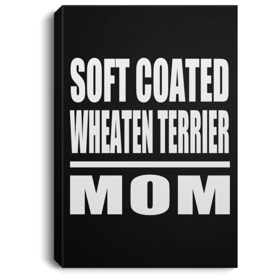 Soft Coated Wheaten Terrier Mom - Canvas Portrait