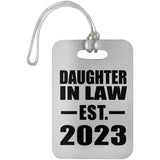 Daughter In Law Established EST. 2023 - Luggage Bag Tag