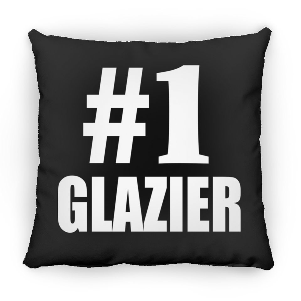Number One #1 Glazier - Throw Pillow Black