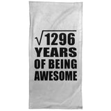 36th Birthday Square Root of 1296 Years of Being Awesome - Hand Towel