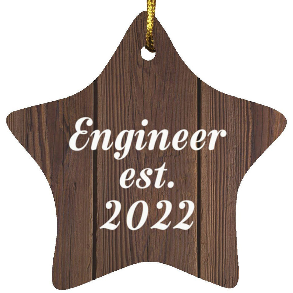 Engineer Established Est. 2022 - Star Ornament D