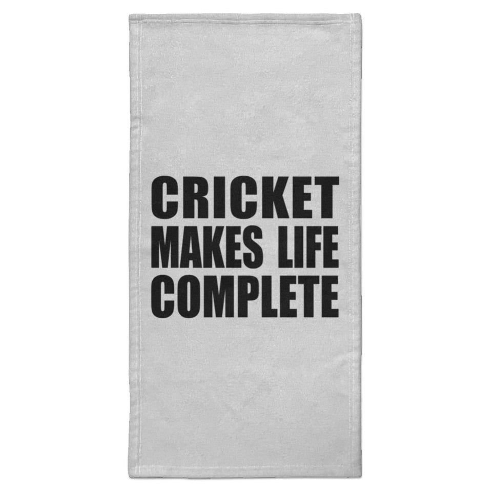 Cricket Makes Life Complete - Hand Towel