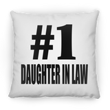 Number One #1 Daughter In Law - Throw Pillow
