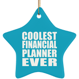 Coolest Financial Planner Ever - Star Ornament